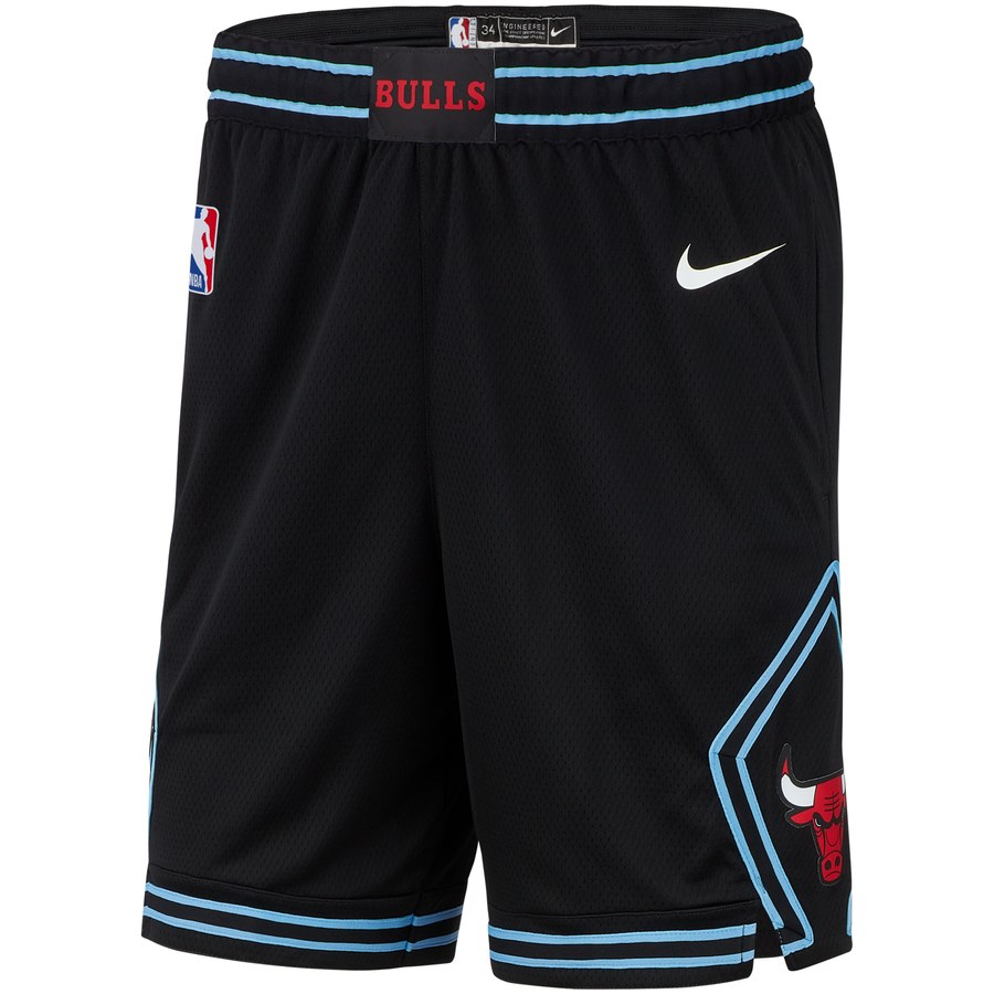 Chicago Bulls Nike City Edition Swingman Performance Shorts Black