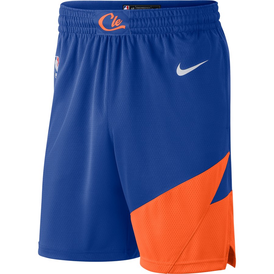 Cleveland Cavaliers Nike City Edition Swingman Performance Shorts Blue