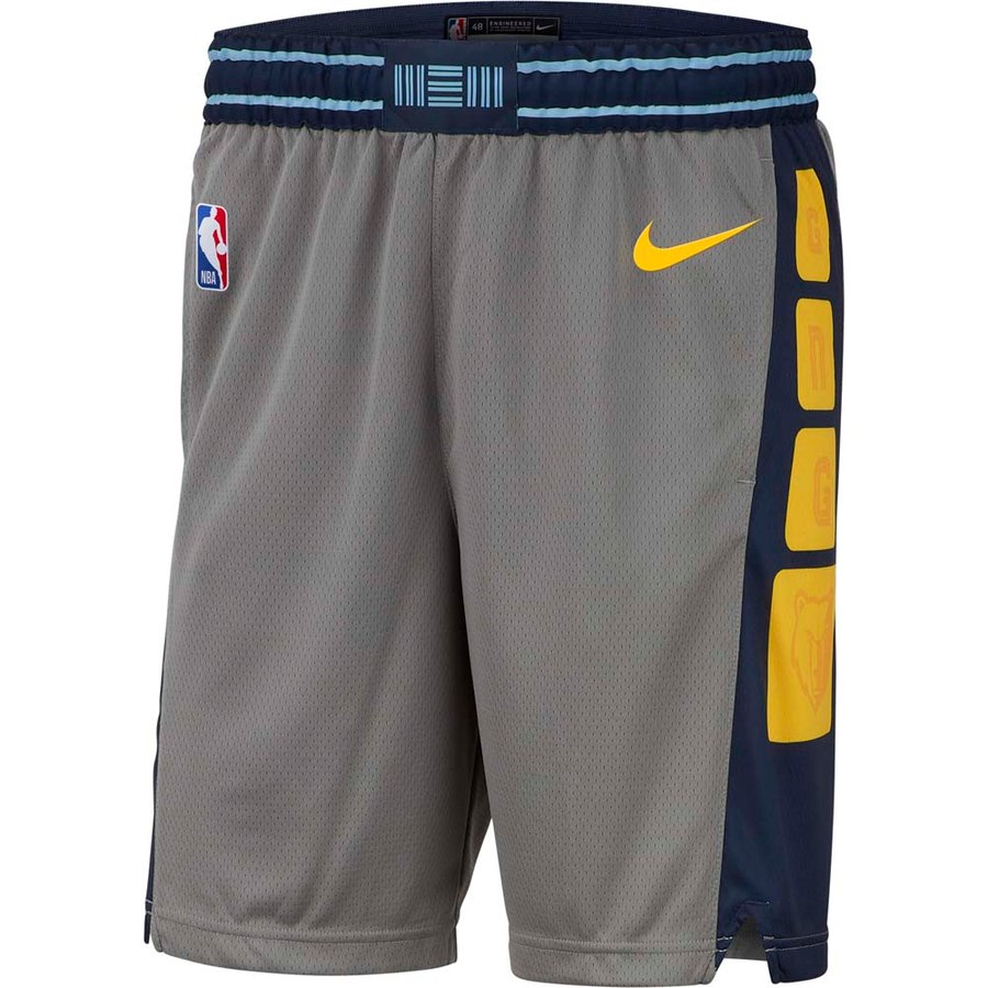 Memphis Grizzlies Nike City Edition Swingman Performance Shorts Gray