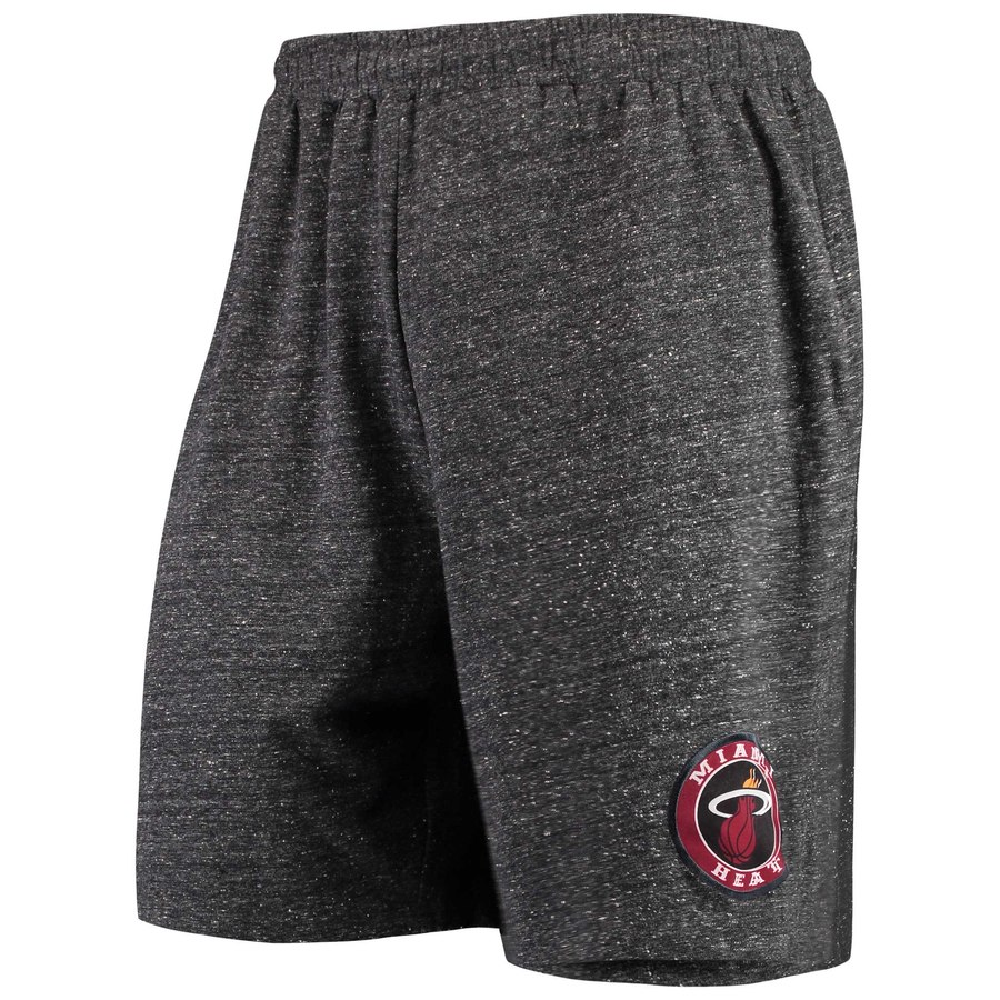 Miami Heat Concepts Sport Pitch Knit Jam Shorts Charcoal