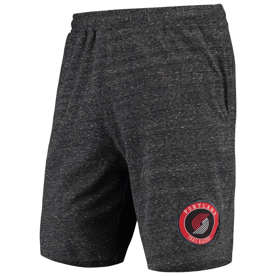 Portland Trail Blazers Concepts Sport Pitch Knit Jam Shorts Charcoal