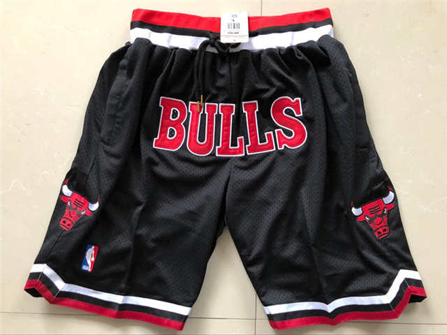 Chicago Bulls Just Don Hardwood Classics Swingman Shorts Black