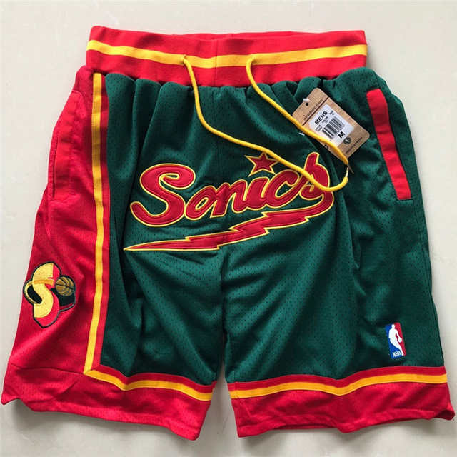 Oklahoma City Thunder Just Don Hardwood Classics Swingman Shorts Red