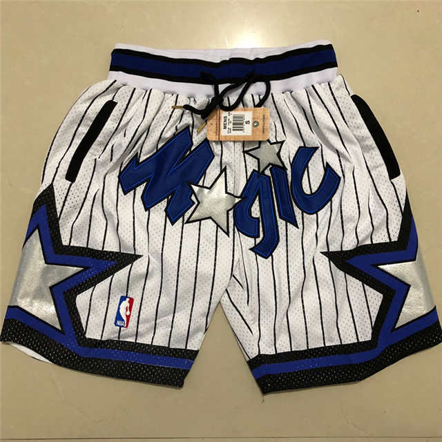 Orlando Magic Just Don Hardwood Classics Swingman Shorts White