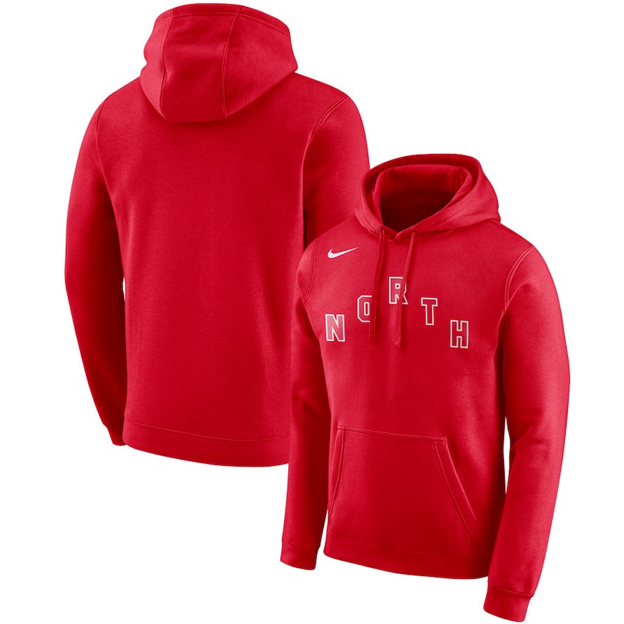 Toronto Raptors Nike Earned Edition Logo Essential Pullover Hoodie - Red