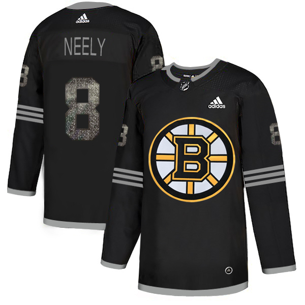 Adidas Bruins #8 Cam Neely Black Authentic Classic Stitched NHL Jersey