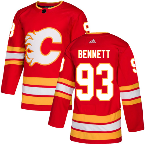 Adidas Flames #93 Sam Bennett Red Alternate Authentic Stitched NHL Jersey