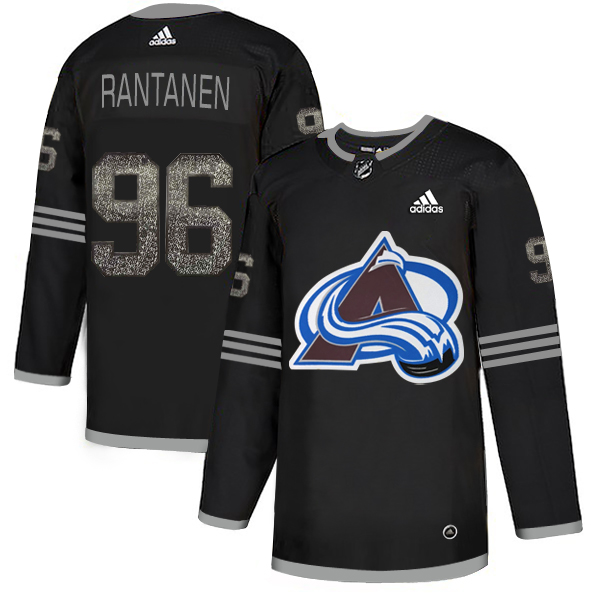 Adidas Avalanche #96 Mikko Rantanen Black Authentic Classic Stitched NHL Jersey