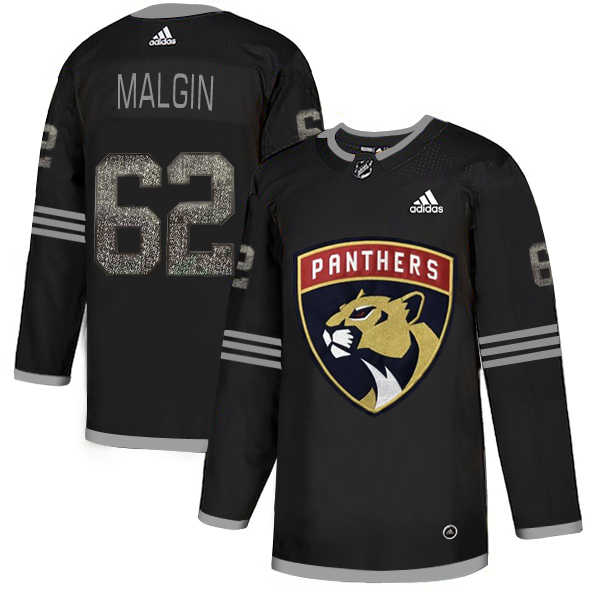 Adidas Panthers #62 Denis Malgin Black Authentic Classic Stitched NHL Jersey - Click Image to Close