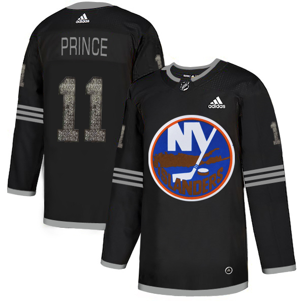 Adidas Islanders #11 Shane Prince Black Authentic Classic Stitched NHL Jersey - Click Image to Close