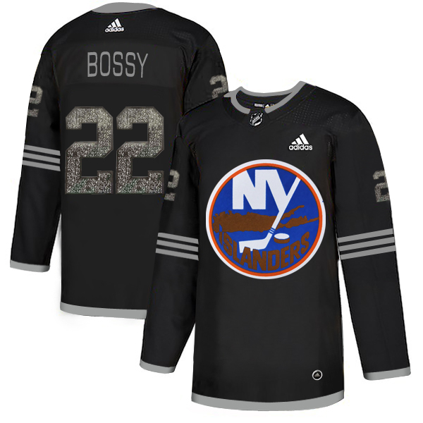 Adidas Islanders #22 Mike Bossy Black Authentic Classic Stitched NHL Jersey