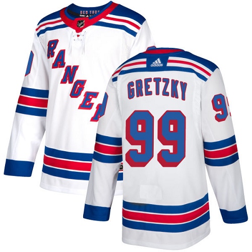 Adidas Rangers #99 Wayne Gretzky White Away Authentic Stitched NHL Jersey