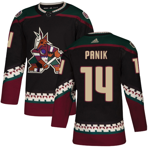 Adidas Coyotes #14 Richard Panik Black Alternate Authentic Stitched NHL Jersey - Click Image to Close