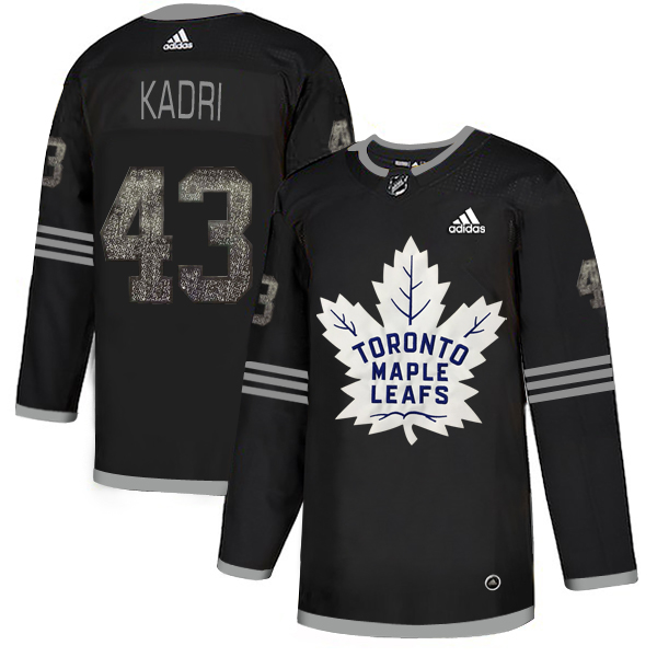 Adidas Maple Leafs #43 Nazem Kadri Black Authentic Classic Stitched NHL Jersey