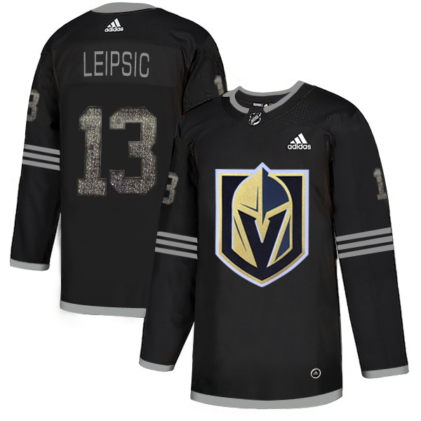 Adidas Golden Knights #13 Brendan Leipsic Black Authentic Classic Stitched NHL Jersey - Click Image to Close