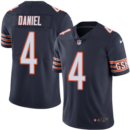 Nike Bears #4 Chase Daniel Navy Blue Team Color Men's Stitched NFL Vapor Untouchable Limited Jersey