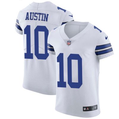 Nike Cowboys #10 Tavon Austin White Men's Stitched NFL Vapor Untouchable Elite Jersey - Click Image to Close