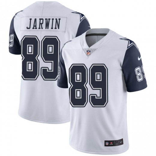 Nike Cowboys #89 Blake Jarwin White Men's Stitched NFL Limited Rush Jersey