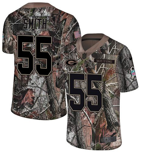 Nike Packers #55 Za'Darius Smith Camo Men's Stitched NFL Limited Rush Realtree Jersey