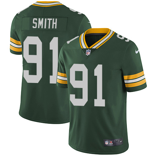 Nike Packers #91 Preston Smith Green Team Color Men's Stitched NFL Vapor Untouchable Limited Jersey