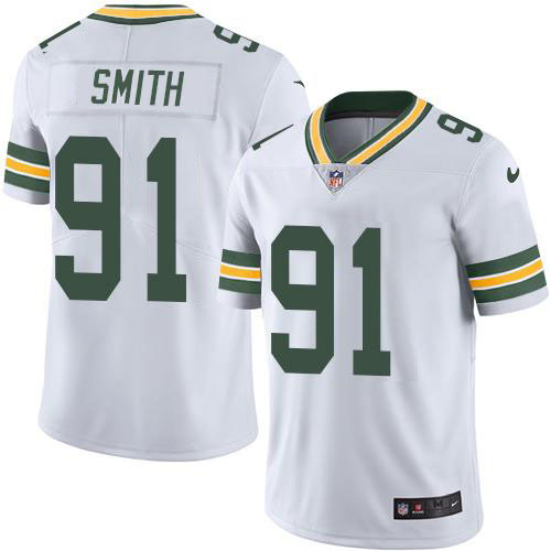 Nike Packers #91 Preston Smith White Men's Stitched NFL Vapor Untouchable Limited Jersey