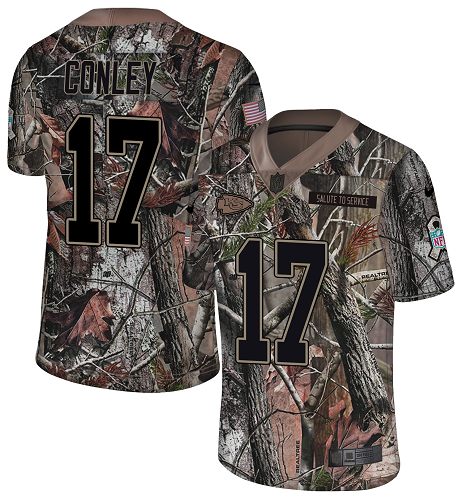 Nike Chiefs #17 Chris Conley Camo Men's Stitched NFL Limited Rush Realtree Jersey