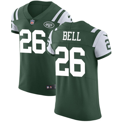 Nike Jets #26 Le'Veon Bell Green Team Color Men's Stitched NFL Vapor Untouchable Elite Jersey