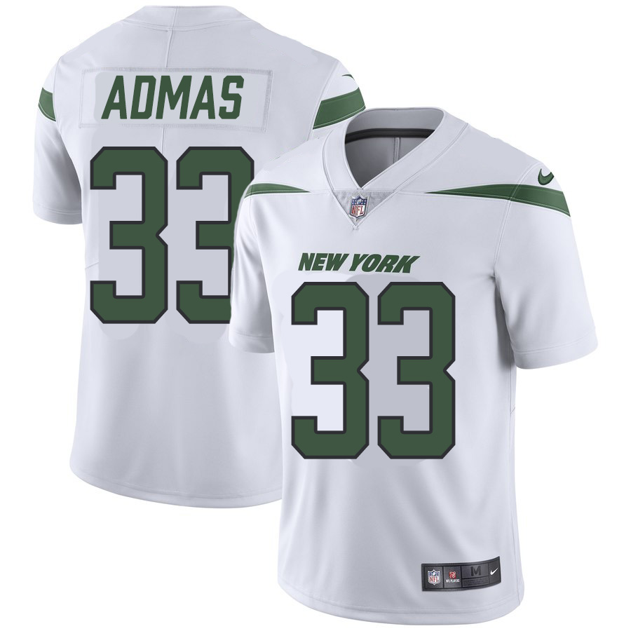 New York Jets #33 Jamal Adams Nike Vapor Limited Jersey White