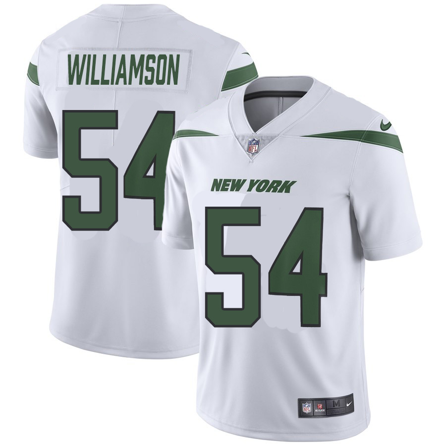 New York Jets #54 Avery Williamson Nike Vapor Limited Jersey White