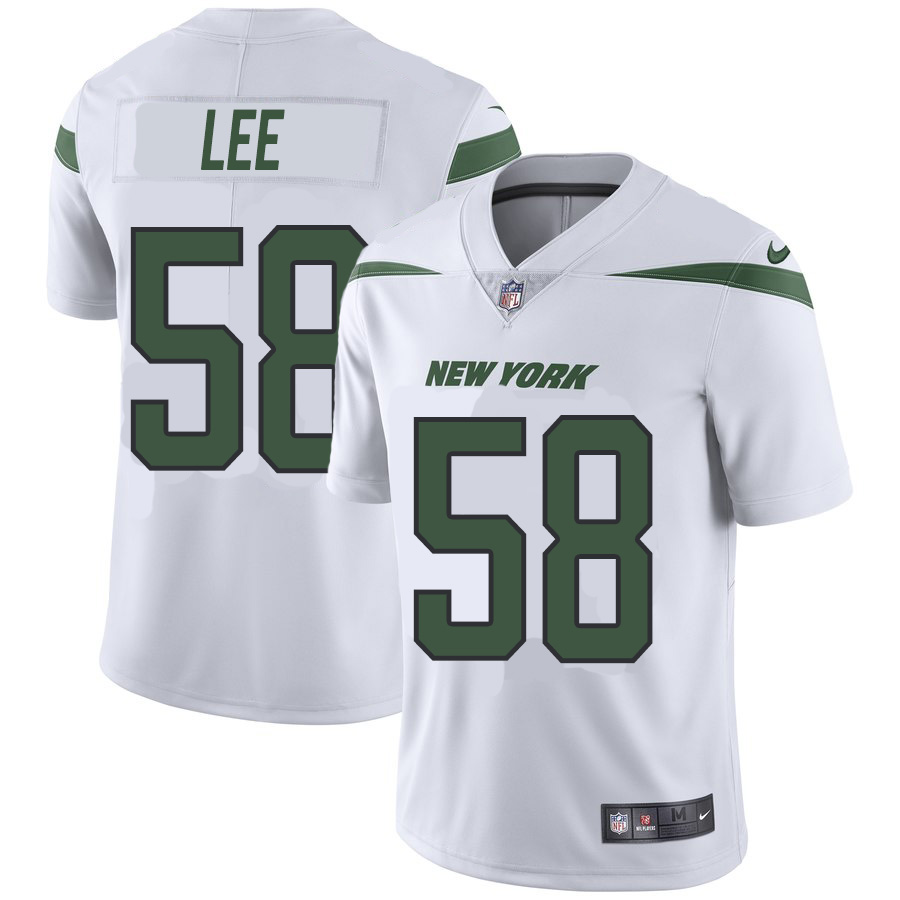 New York Jets #58 Darron Lee Nike Vapor Limited Jersey White