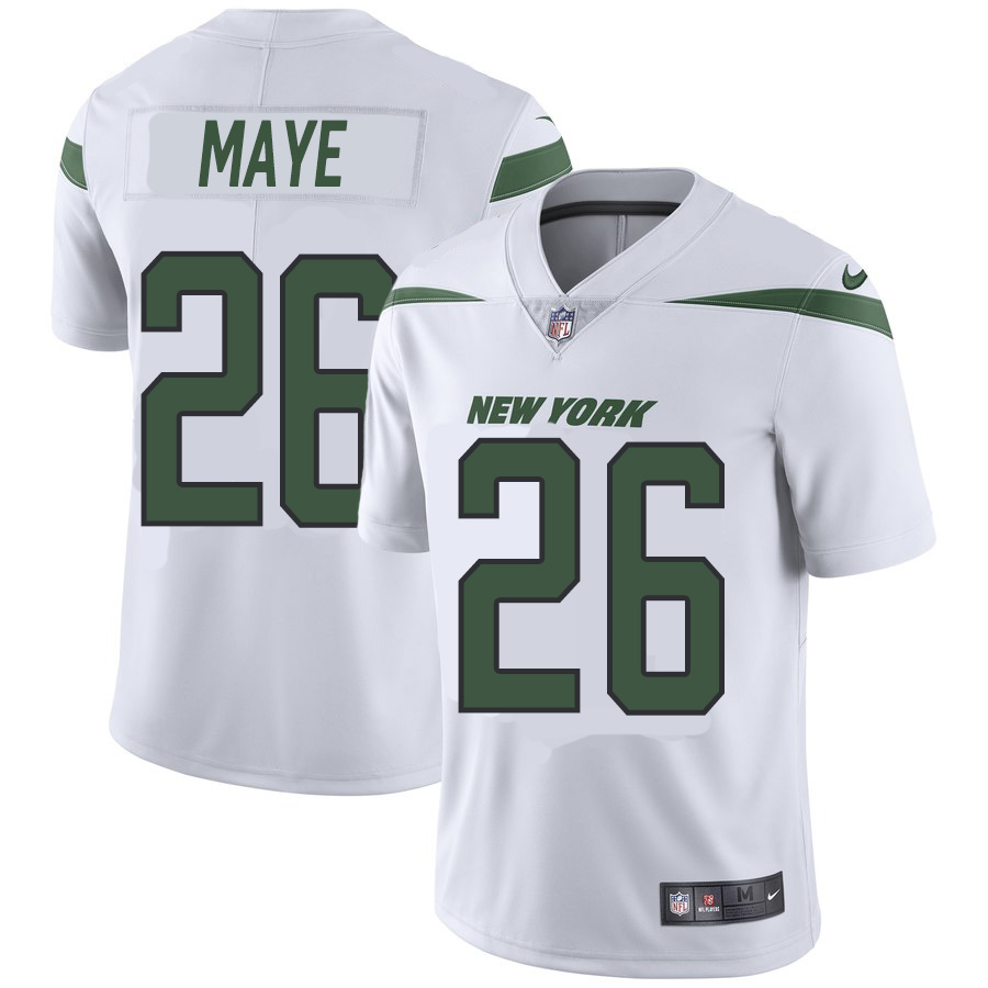 New York Jets #26 Marcus Maye Nike Vapor Limited Jersey White