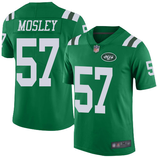 Nike Jets #57 C.J. Mosley Martin Green Men's Stitched NFL Limited Rush Jersey