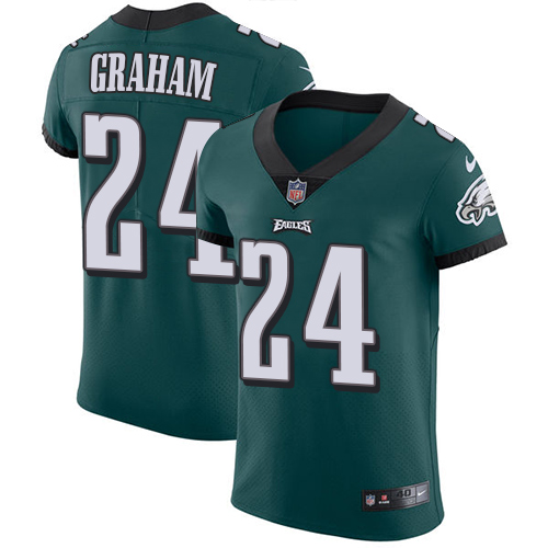 Nike Eagles #24 Corey Graham Midnight Green Team Color Men's Stitched NFL Vapor Untouchable Elite Jersey - Click Image to Close