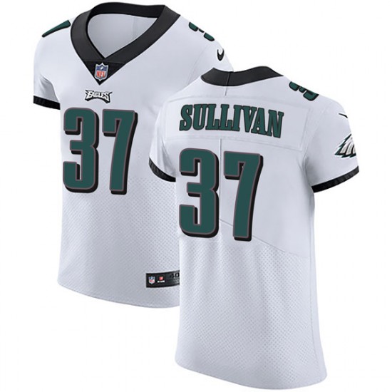 Nike Eagles #37 Tre Sullivan White Men's Stitched NFL Vapor Untouchable Elite Jersey