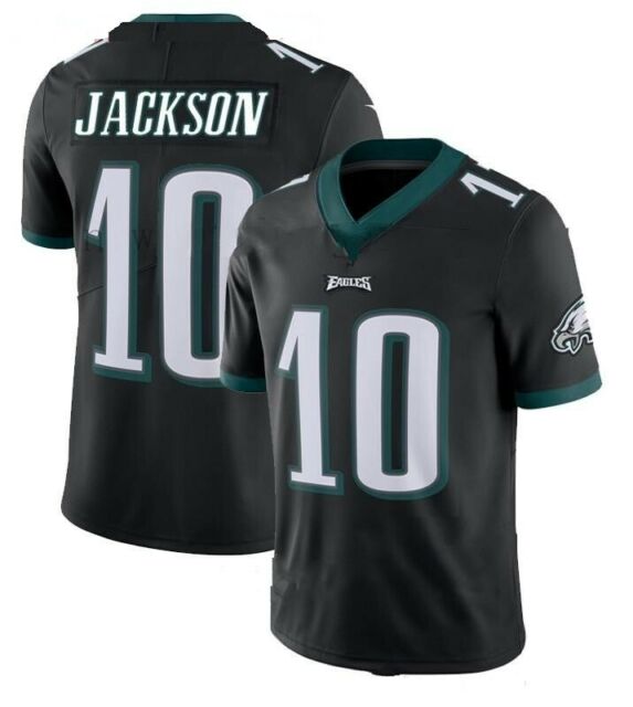 Nike Eagles #10 DeSean Jackson Black Alternate Men's Stitched NFL Vapor Untouchable Limited Jersey