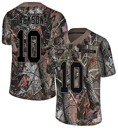 Nike Eagles #10 DeSean Jackson Camo Men's Stitched NFL Limited Rush Realtree Jersey