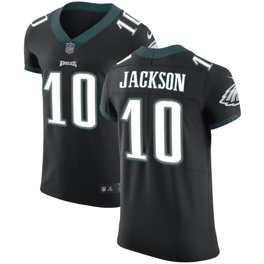 Nike Eagles #10 DeSean Jackson Black Alternate Men's Stitched NFL Vapor Untouchable Elite Jersey