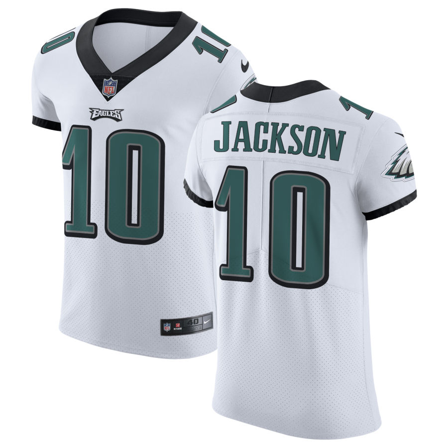 Nike Eagles #10 DeSean Jackson White Men's Stitched NFL Vapor Untouchable Elite Jersey