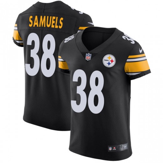 Nike Steelers #38 Jaylen Samuels Black Team Color Men's Stitched NFL Vapor Untouchable Elite Jersey