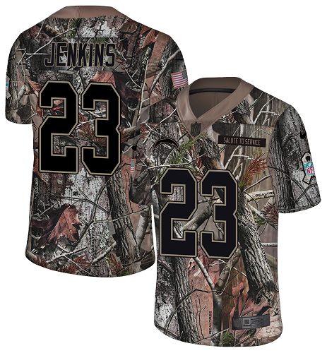 Nike Chargers #23 Rayshawn Jenkins Camo Men's Stitched NFL Limited Rush Realtree Jersey