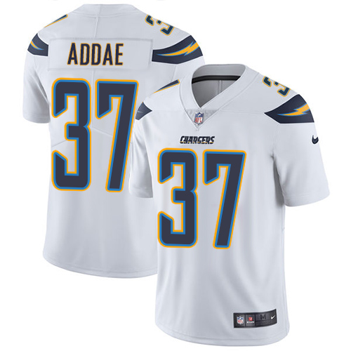 Nike Chargers #37 Jahleel Addae White Men's Stitched NFL Vapor Untouchable Limited Jersey