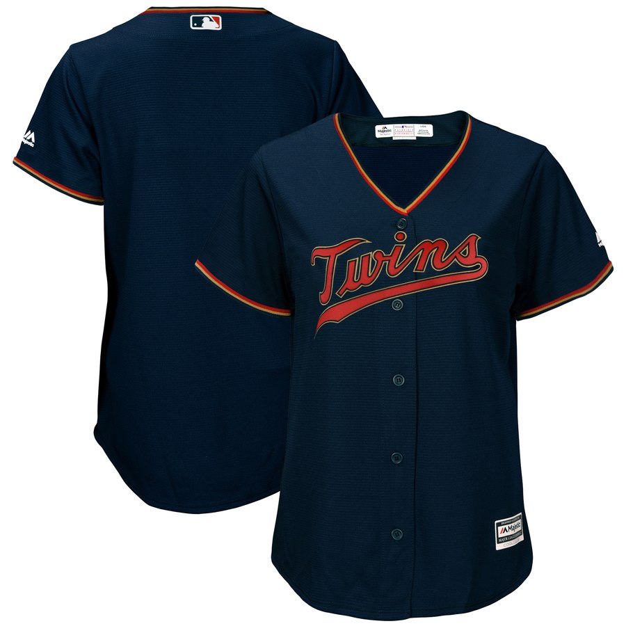 Minnesota Twins Majestic Women's Alternate Cool Base Team Jersey Navy