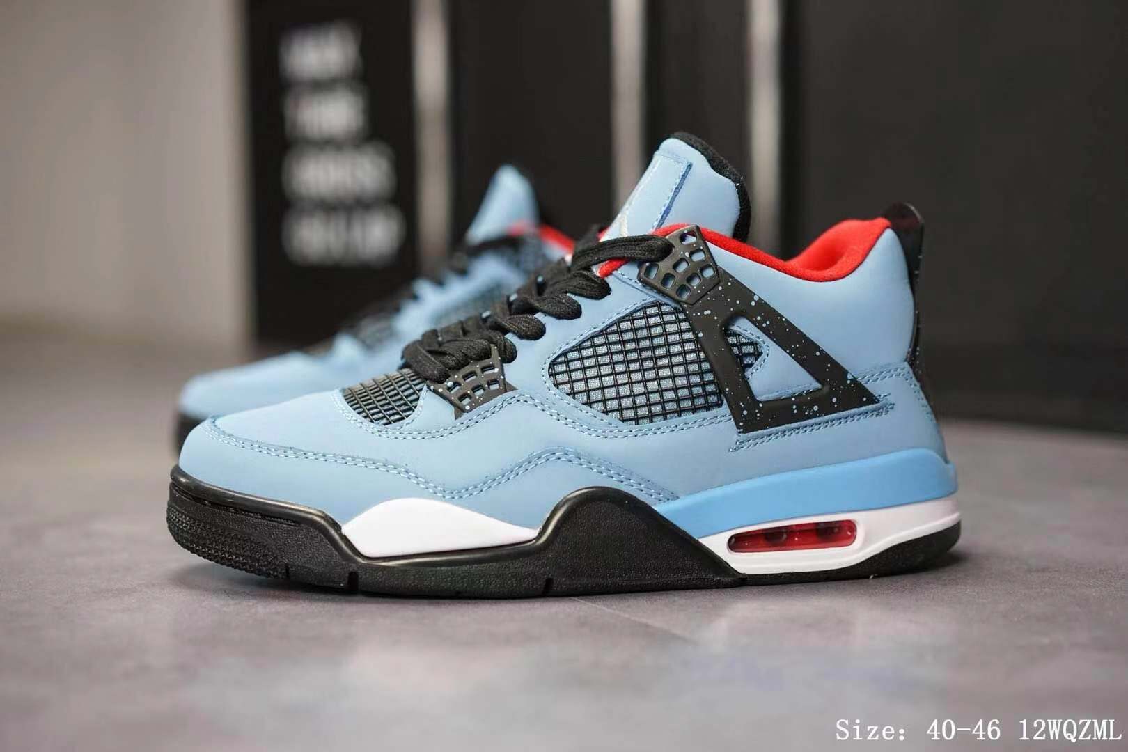 Men's Running Weapon Air Jordan 4 ¡°FIBA¡± Shoes 006