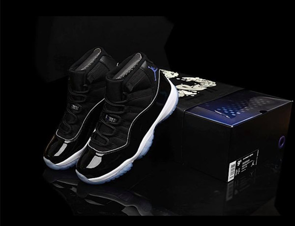 Men's Air Jordan AJ11 Black 10022 - Click Image to Close