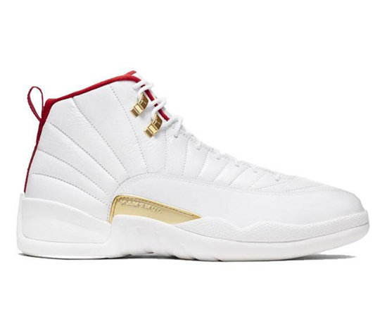 Men's Air Jordan 12 Retro WHITE/UNIVERSITY RED 201912126688 - Click Image to Close