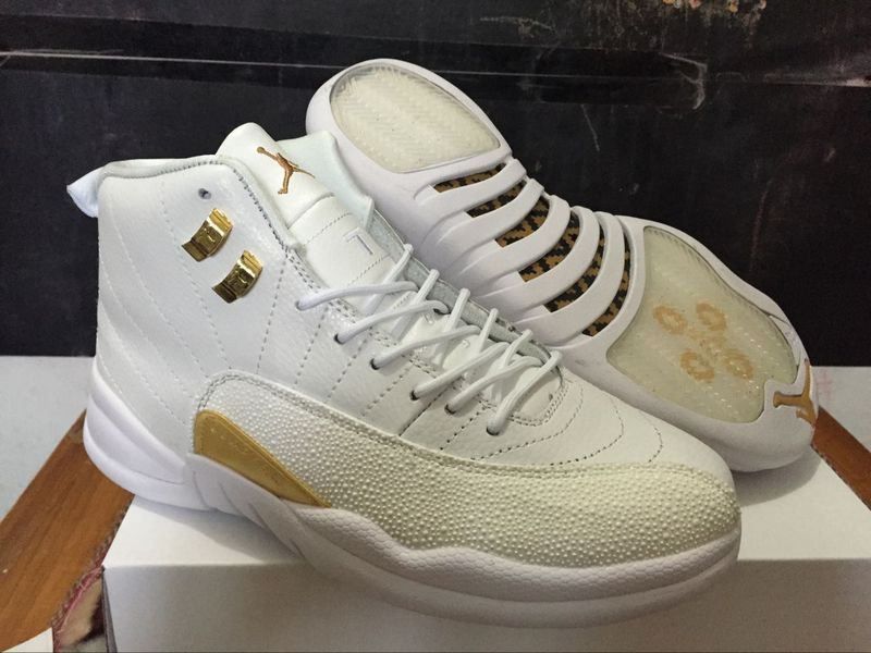 Running weapon Newest White Air Jordan 12 OVO Shoes Retro Men Cheap