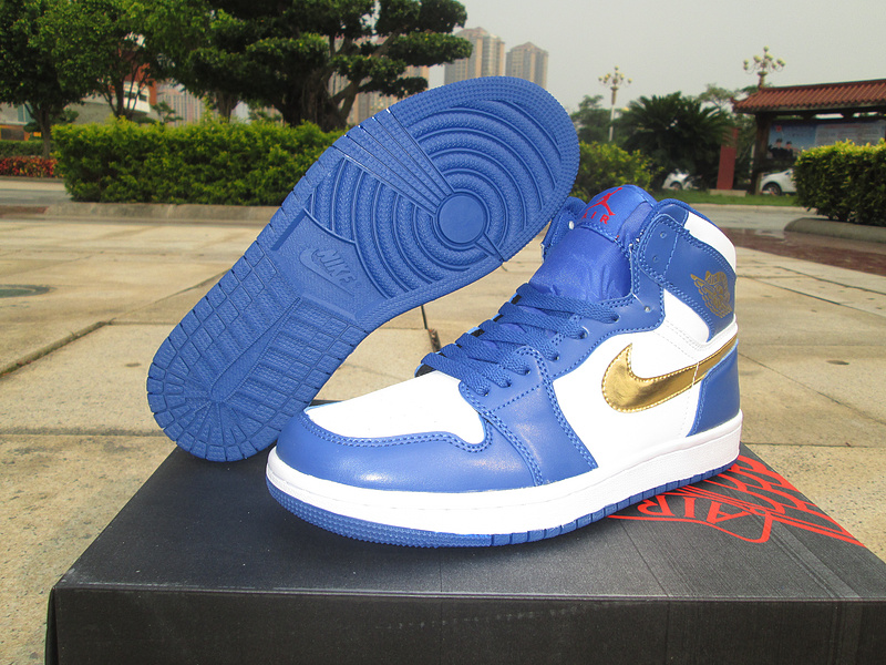 Running weapon Cheap Air Jordan 1 Shoes Retro Olympics Golden Swoosh