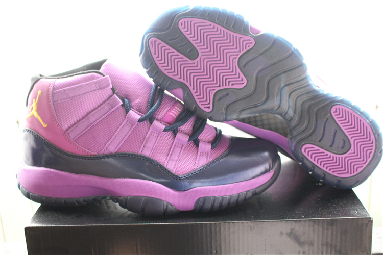 Running weapon Newest Air Jordan 11 Shoes Cheap Grape/Purple