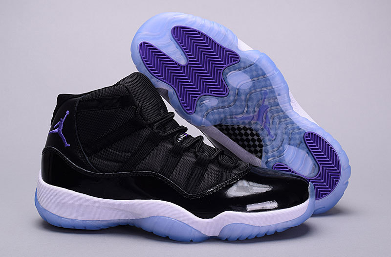 Running weapon Cheap Air Jordan 11 Black/Purple Shoes Retro Men