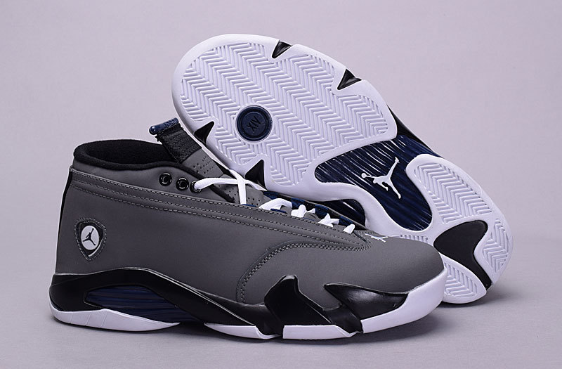 Running weapon Cheap Wholesale Air Jordan 14 Grey